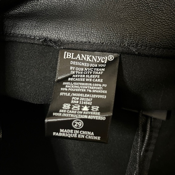 Blank NYC Deep Talks Faux Leather Midi Skirt Size 29 NEW - Picture 9 of 9